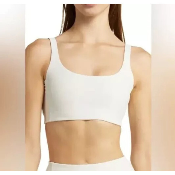Outdoor Voices Women's FreeForm Scoop Bra Milk Stone White Size XXS 2XS NWT - Picture 1 of 6